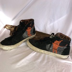 Vintage Vans Neck Face High Top Suede Size 11